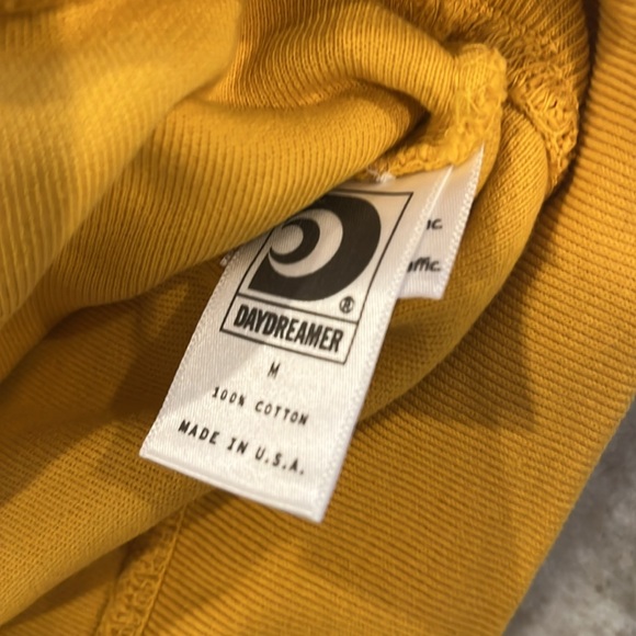 NWOT DAYDREAMER Fleetwood Mac Floral Reverse Sweatshirt in Golden Daze sz M - Picture 6 of 6